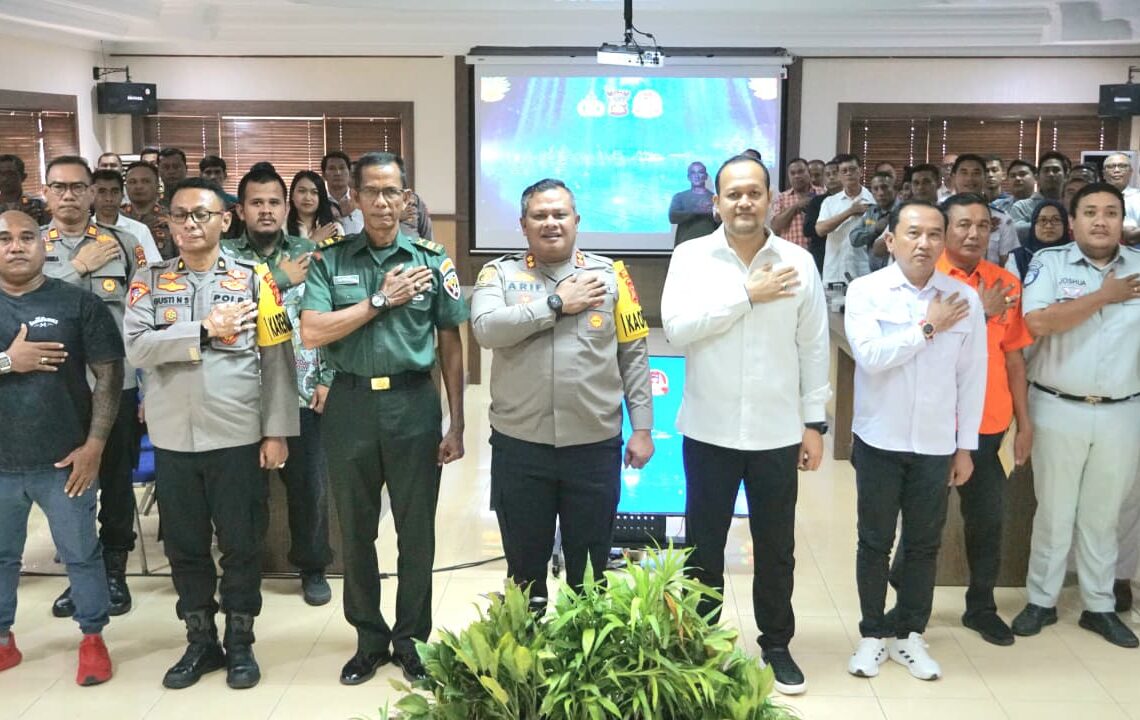 Wakil Bupati Badung, Bagus Alit Sucipta, menghadiri Rapat Koordinasi Eksternal Operasi Lilin Agung 2025 di Aula Polres Badung. -IST/Balitopik.com