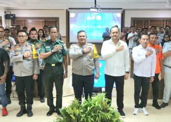 Wakil Bupati Badung, Bagus Alit Sucipta, menghadiri Rapat Koordinasi Eksternal Operasi Lilin Agung 2025 di Aula Polres Badung. -IST/Balitopik.com