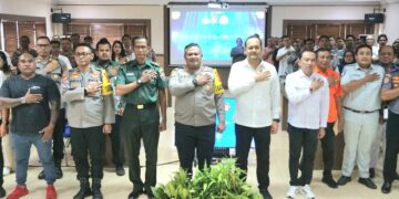 Wakil Bupati Badung, Bagus Alit Sucipta, menghadiri Rapat Koordinasi Eksternal Operasi Lilin Agung 2025 di Aula Polres Badung. -IST/Balitopik.com