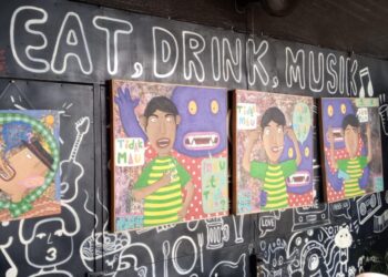 Sejumlah karya Lie Ping Ping yang dipamerkan. -Balitopik.com