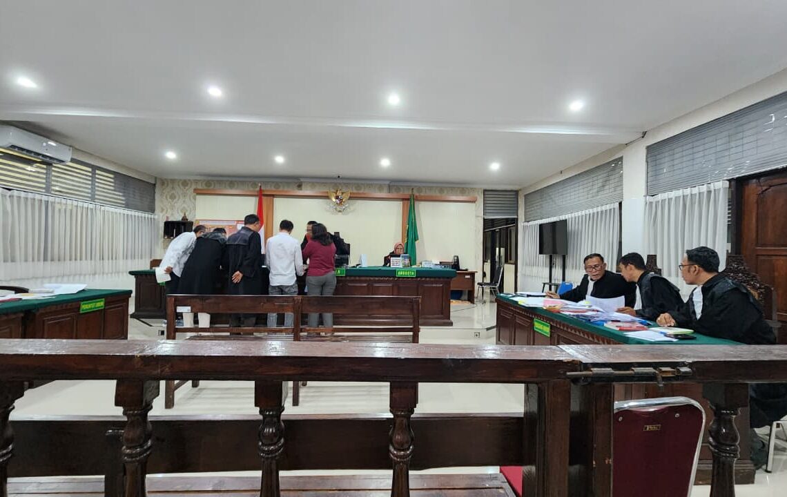 Suasana sidang di Pengadilan Negeri Denpasar. -Balitopik.com