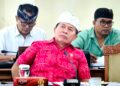 Ketua Pansus TRAP DPRD Bali, I Made Supartha saat memimpin rapat. -Balitopik.com