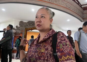 Kader PSI Bali yang juga adalah Anggota DPRD Bali, Grace Anastasia Surya Widjaja. -Balitopik.com
