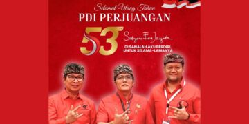 Pengurus inti DPC PDIP Badung.
