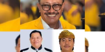 Kolase: Gde Sumarjaya Linggih alias Demer, I Wayan Suyasa dan I Putu Sika Adi Putra. -Balitopik.com