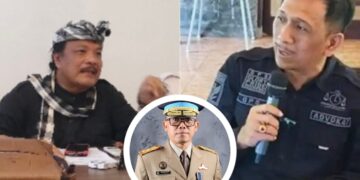 Harmaini Idris Hasibuan huasa hukum Pengempon Pura Dalem Balangan Jimbaran (kiri) dan Gede Pasek Suardika kuasa hukum I Made Daging. -Balitopik.com
