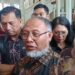 Bambang Widjojanto saat diwawancara wartawan usai praperadilan di PN Denpasar. -Balitopik.com
