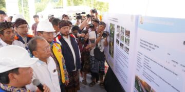 Gubernur Bali Wayan Koster secara resmi memulai pembangunan lanjutan Jalan Shortcut Singaraja–Mengwitani. -Balitopik.com