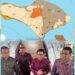 Kolase: Pansus TRAP DPRD Bali dan peta Provinsi Bali. -Balitopik.com