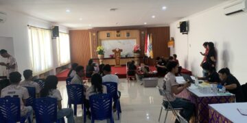 PMNTT Unud saat gelar donor darah. -Balitopik.com