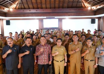 Bupati Badung I Wayan Adi Arnawa saat buka Musrenbang 2026. -IST/Balitopik.com