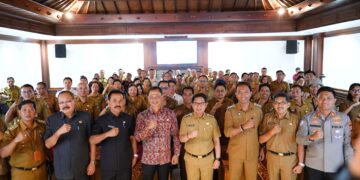 Bupati Badung I Wayan Adi Arnawa saat buka Musrenbang 2026. -IST/Balitopik.com