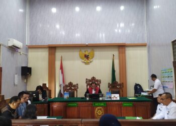 Suasana Sidang replik kasus Kanwil BPN Bali Made Daging. -Balitopik.com