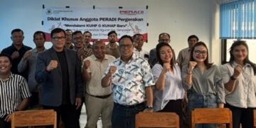 Peradi Pergerakan Denpasar Raya dan Fakultas Hukum Universitas Ngurah Rai Adakan Diklat Pendalaman KUHP dan KUHAP Baru. -IST/Balitopik.com