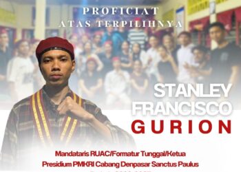 Kolase: Stanley Francisco Gurion (depan). -Balitopik.com