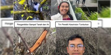 Tim Peneliti dari Rumah Sakit Pertanian Universitas Udayana saat lakukan penelitian di lokasi. -Balitopik.com