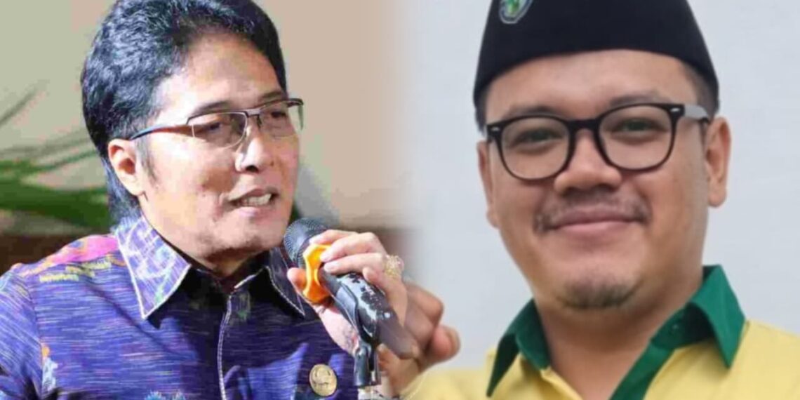 Kolase: Wakil Gubernur Bali I Nyoman Giri Prasta dan Ketua Pemuda Katolik Bali Yogaswara Putra Utama. -IST/BALITOPIK.COM