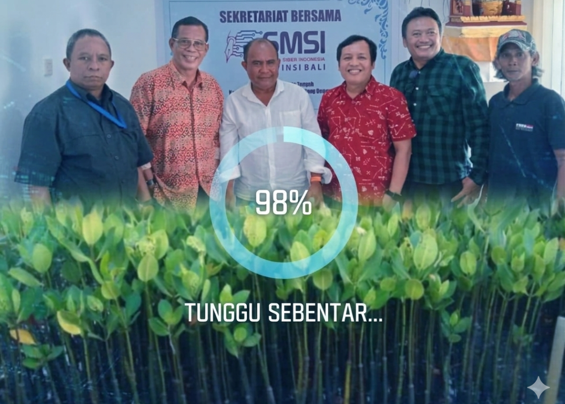 SMSI Bali Menuju Aksi Tanam 1000 Mangrove di Tahura Ngurah Rai. -IST/Balitopik.com