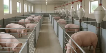 Ilustrasi ternak babi. -IST/AI