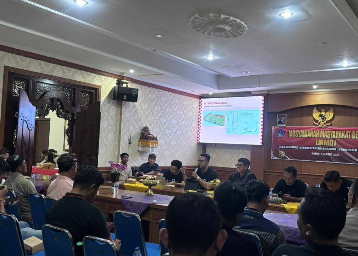 Karang Taruna Desa Mambal saat rapat koordinasi persiapan pelaksanaan Mambal Culture Festival 2026. -IST/Balitopik.com