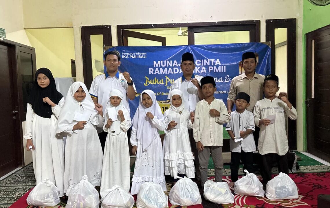 PW IKA PMII Bali Santuni Anak Yatim dan Gelar Buka Puasa Bersama. -BALITOPIK.COM