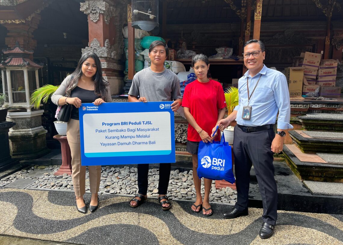BRI Branch Office Kuta kembali menyalurkan bantuan Tanggung Jawab Sosial dan Lingkungan (TJSL). -IST/BALITOPIK.COM