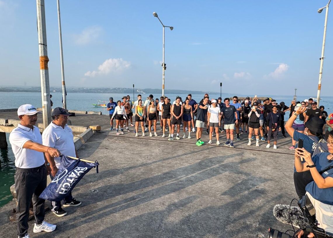 Peluncuran kegiatan Run For Rivers 2026 di Dermaga Ikan Kedonganan. -IST/BALITOPIK.COM