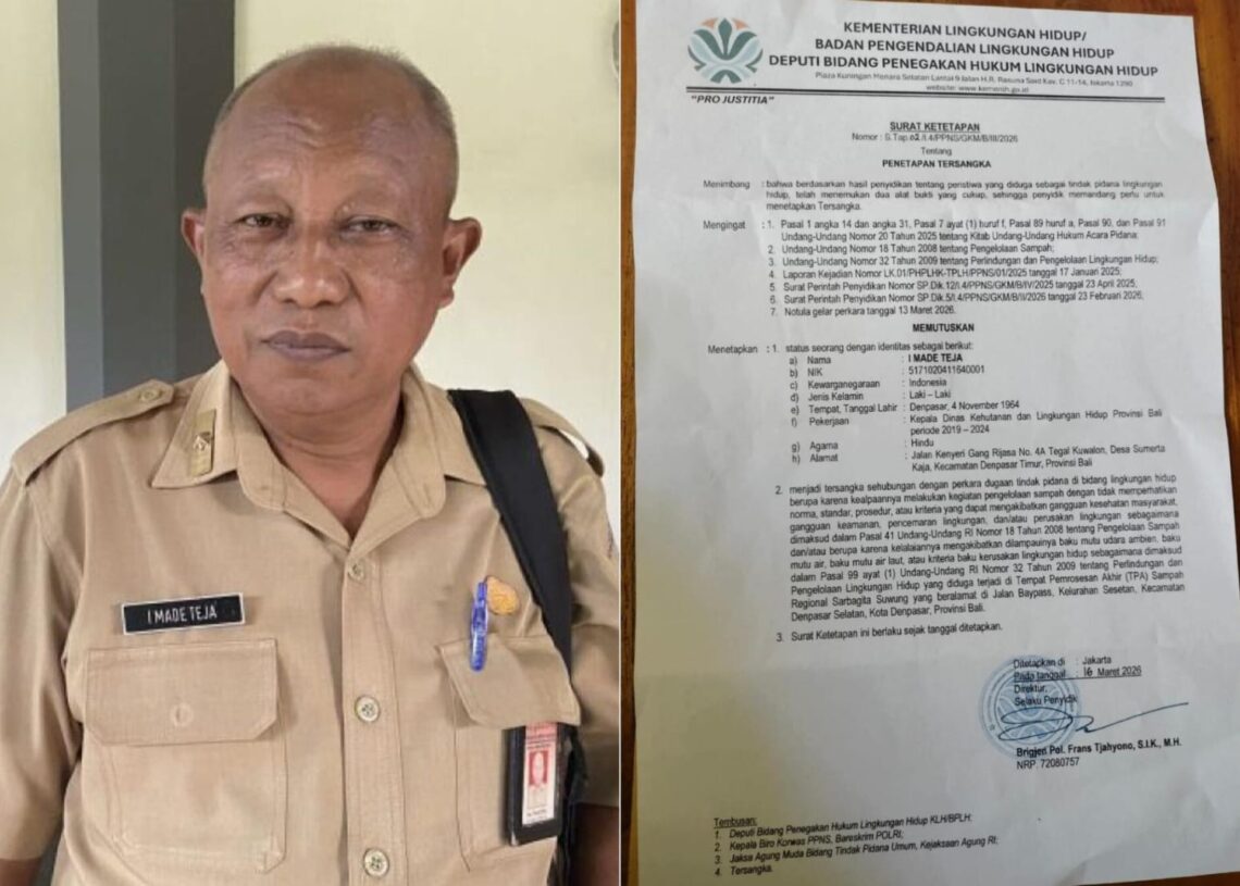Mantan Kadis KLH Provinsi Bali, I Made Teja. -IST/BALITOPIK.COM