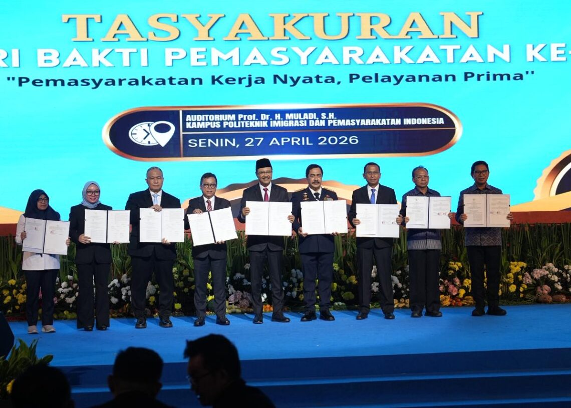 Penandatanganan kerja sama Kementerian Imigrasi dan Pemasyarakatan dengan Pemprov Bali dan Pemkab Badung