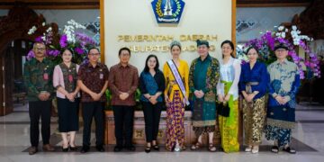 Adi Arnawa menerima Puteri Indonesia Lingkungan 2026 di Badung