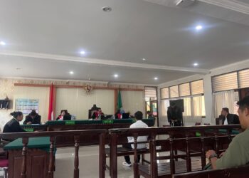 Suasana persidangan kasus PT UKI di Pengadilan Negeri Denpasar