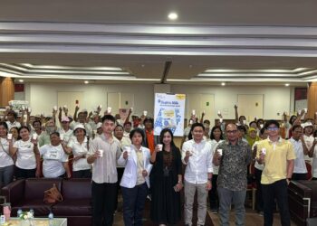 Kegiatan Beat Diabetes 2026 di RSUD Bali Mandara Denpasar dengan peserta mengikuti cek gula darah dan edukasi kesehatan.