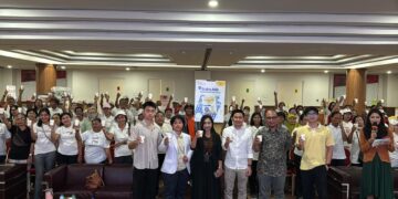 Kegiatan Beat Diabetes 2026 di RSUD Bali Mandara Denpasar dengan peserta mengikuti cek gula darah dan edukasi kesehatan.