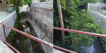 Pembangunan villa dekat bantaran sungai di Kuta Utara Bali yang diduga melanggar aturan sempadan