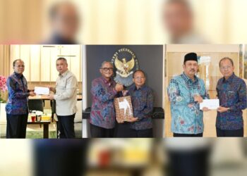 Gubernur Bali Wayan Koster saat temui 3 kementerian di Jakarta. -BALITOPIK.COM