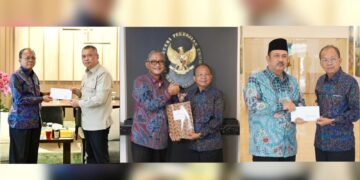 Gubernur Bali Wayan Koster saat temui 3 kementerian di Jakarta. -BALITOPIK.COM