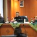 Sekda Badung, I Gusti Made Surya Suamba saat memimpin rapat evaluasi dan pengendalian pelaksanaan kegiatan APBD Badung Tahun Anggaran 2026. -IST
