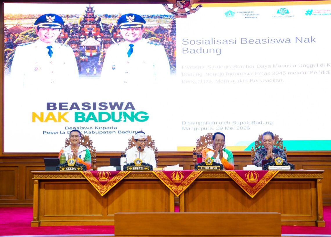 Peluncuran Program Beasiswa Nak Badung 2026 oleh Pemkab dan DPRD Badung. -IST