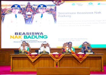 Peluncuran Program Beasiswa Nak Badung 2026 oleh Pemkab dan DPRD Badung. -IST