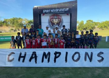 Adi Arnawa saat menghadiri Turnamen Sepak Bola Usia Dini Spirit Never Give Up Ke-6 di Lapangan Sepak Bola Desa Ungasan, Kuta Selatan, Jumat (29/05/2026). -IST