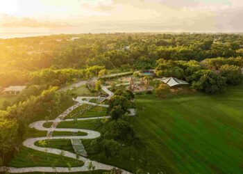 Nuanu Park, taman publik seluas 1,6 hektare di kawasan Nuanu Creative City Tabanan. -IST