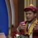 Foto: Alexandro Rolando Ketua PMKRI Cabang Denpasar Periodesasi 2021-2022. (Tanggapan Layar TVRI Bali).