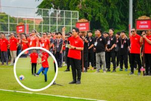 Ketua Panitia sekaligus Sekretaris DPC PDI Perjuangan Kabupaten Badung, I Wayan Adi Arnawa saat menyampaikan laporan. -IST/BALITOPIK.COM