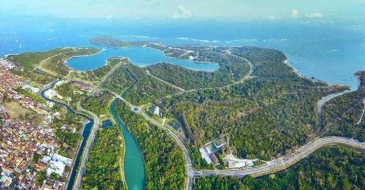 Foto udara Kawasan Kura-Kura Bali. -IST/BALITOPIK.COM