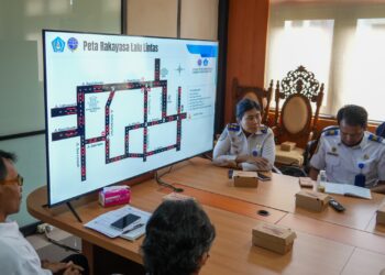 Dinas Perhubungan Badung menyiapkan rekayasa arus kendaraan di enam titik rawan macet kawasan Pecatu untuk memperlancar akses menuju Uluwatu. -IST/BALITOPIK.COM