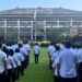 Suasana peringatan Hari Kebangkitan Nasional (Harkitnas) ke-118 melalui apel yang dipimpin Asisten Perekonomian dan Pembangunan Setda Provinsi Bali, Luh Ayu Arini, di Halaman Kantor Gubernur Bali, Rabu (20/5/2026). -IST
