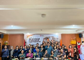 Potret Pendidikan Pengawas Partisipatif (P2P) yang digelar di Kantor Badan Kesatuan Bangsa dan Politik (Kesbangpol) Kota Denpasar, Selasa (26/5/2026). -IST