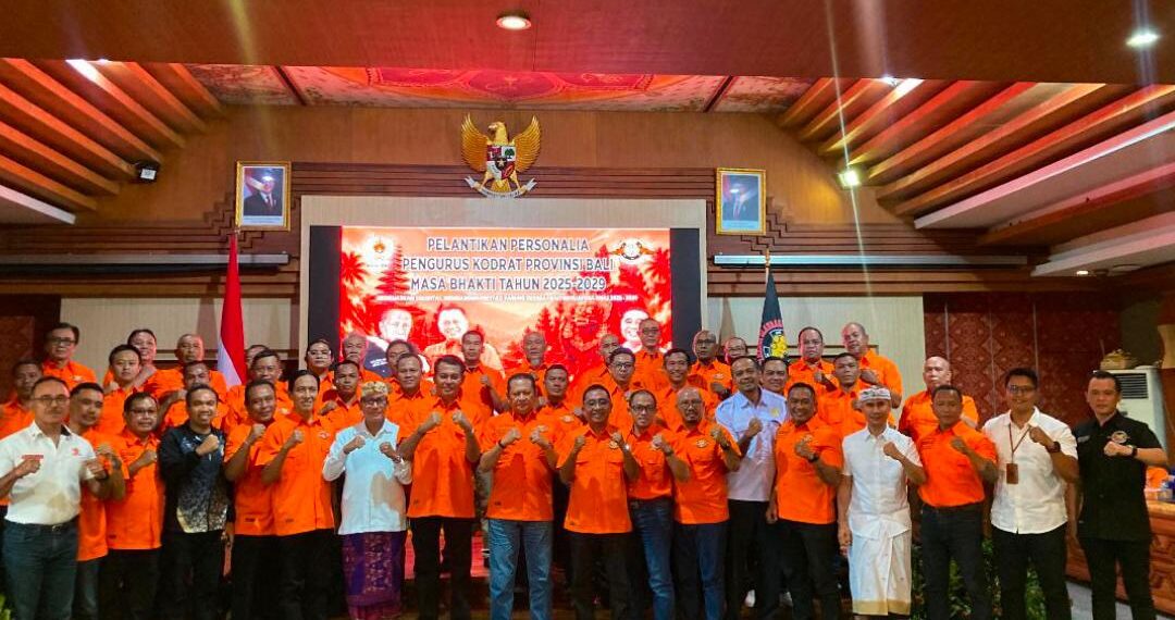 Pengurus Provinsi (Pengprov) KODRAT Bali masa bakti 2025-2029. -IST