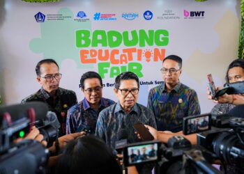 Bupati Badung I Wayan Adi Arnawa di pembukaan Badung Education Fair (BEF) 2026. -IST