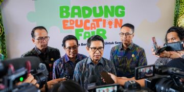 Bupati Badung I Wayan Adi Arnawa di pembukaan Badung Education Fair (BEF) 2026. -IST